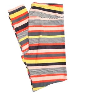 LuLaRoe Striped Leggings (T/C) Size 12-18